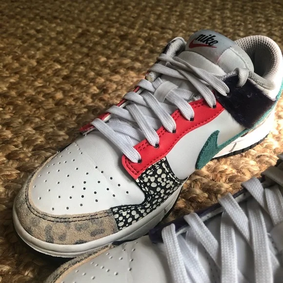 Nike Dunk Low Safari Mix. Size 6 - Picture 7 of 16